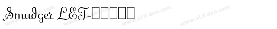 Smudger LET字体转换